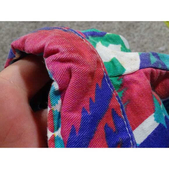Vtg 90s Roughrider by Circle Y Western Shirt, Tribal Aztec Pattern Women's Small - Picture 3 of 11